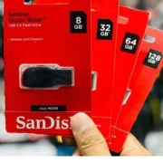SanDisk Cruze Blade SDCZ50 64 GB Pen Drive (Red, Black)