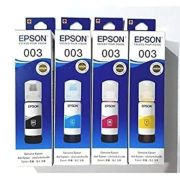 Epson 003 65ml Ink Bottle (Magenta, Yellow, Cyan, Black) ;Compatible with :L1100/L1200/L3100/L3200/L3500/L5100/L5200/L11050