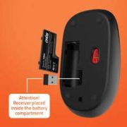 iVOOMi Spice IV-101KMC Wireless, Spill Resistant, Plug & Play Keyboard & Mouse Combo, Black
