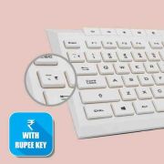 ZEBRONICS Zeb-JUDWAA 900 Wired USB Keyboard and Mouse Set with 12 hotkeys, 800/1200/1600 DPI, 1.8m USB Cable, Dedicated DPI Button, UV Printed chiclet Keys, Rupee Key and Silent Usage