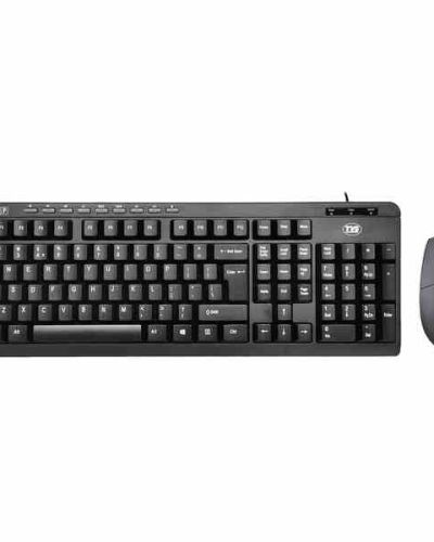 TVS ELECTRONICS Champ Executive Multimedia Combo (Wired Keyboard & Mouse)|10 Million+ keystrokes|Multimedia Functions
