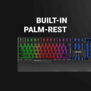 Ant Esports KM500W Gaming Backlit Keyboard and Mouse Combo, LED Wired Gaming Keyboard, Ergonomic & Wrist Rest Keyboard, Programmable Gaming Mouse for PC/Laptop/Mac- World of Warships Edition