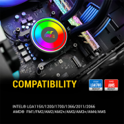 Ant Esports ICE-240 ARGB CPU Liquid Cooler