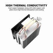 Ant Esports ICE-C200 V2 CPU Cooler/CPU Fan with Rainbow LED Fan | Support – Intel : LGA1700 / 115X / 1200/1366 x 775 & AMD : AM5, AM4, AM3+, AM3, AM2+, FM2, FM1
