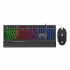Ant Esports KM540 Gaming Backlit Keyboard and Mouse Combo, LED Wired Gaming Keyboard, Ergonomic & Wrist Rest Keyboard, Programmable Gaming Mouse for PC/Laptop/Mac Black