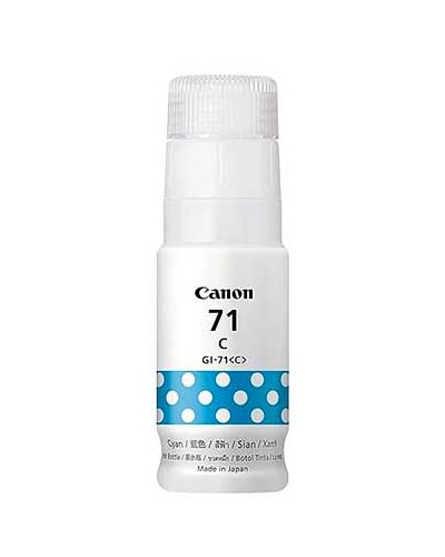 Canon GI-71 C Ink Bottle, Cyan, Regular