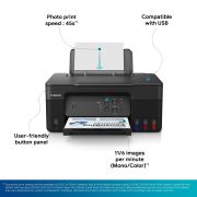 Canon PIXMA MegaTank/Ink Efficient G2730 Multi-function Color Ink Tank Printer with Black (70 ml) & Color (40 ml) (4 Ink Bottles Included)