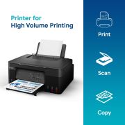 Canon PIXMA MegaTank/Ink Efficient G2730 Multi-function Color Ink Tank Printer with Black (70 ml) & Color (40 ml) (4 Ink Bottles Included)