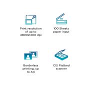 Canon PIXMA MegaTank/Ink Efficient G2730 Multi-function Color Ink Tank Printer with Black (70 ml) & Color (40 ml) (4 Ink Bottles Included)