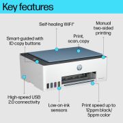 HP Smart Tank 585 All-in-One WiFi Colour Wireless Home Inkjet Printers(Upto 4000 Black and 6000 Colour Pages Included in The Box). - Print, Scan & Copy for Office/Home