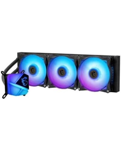 MSI MAG CORELIQUID C360 AIO CPU Liquid Cooler | 3 Phase Pump Motor | 360 Radiator with Radiator Pump Design | 3 x 120mm ARGB Fans | LGA 1700 Compatibility
