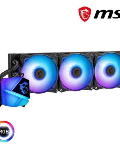 MSI MAG CORELIQUID C360 AIO CPU Liquid Cooler | 3 Phase Pump Motor | 360 Radiator with Radiator Pump Design | 3 x 120mm ARGB Fans | LGA 1700 Compatibility