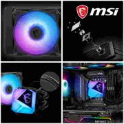 MSI MAG CORELIQUID C360 AIO CPU Liquid Cooler | 3 Phase Pump Motor | 360 Radiator with Radiator Pump Design | 3 x 120mm ARGB Fans | LGA 1700 Compatibility