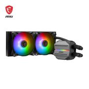 MSI MAG CORELIQUID M240 AIO CPU Liquid Cooler, 240mm Radiator, 2 x 120mm Fans, Split-Flow Water Cooling, LGA 1700 and AM5 Compatibility