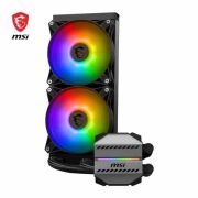 MSI MAG CORELIQUID M240 AIO CPU Liquid Cooler, 240mm Radiator, 2 x 120mm Fans, Split-Flow Water Cooling, LGA 1700 and AM5 Compatibility