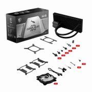 MSI MAG CORELIQUID M240 AIO CPU Liquid Cooler, 240mm Radiator, 2 x 120mm Fans, Split-Flow Water Cooling, LGA 1700 and AM5 Compatibility