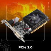 ZEBRONICS GT610 2GB DDR3 with Pcie 2.0,Multiconnectivity Hdmi Dvi Vga,High Efficiency,Heatsink with Fan