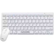 iVoomi Zoox Wireless Keyboard and Mouse with 2.4 GHz & Bluetooth 5.0 Connectivity Combo Set
