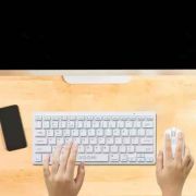 iVoomi Zoox Wireless Keyboard and Mouse with 2.4 GHz & Bluetooth 5.0 Connectivity Combo Set