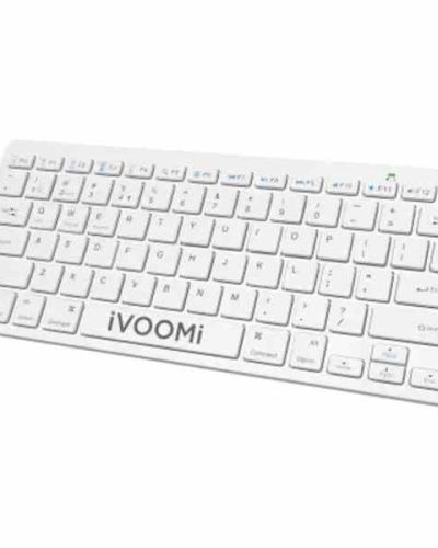 iVoomi Zoox Wireless Keyboard and Mouse with 2.4 GHz & Bluetooth 5.0 Connectivity Combo Set