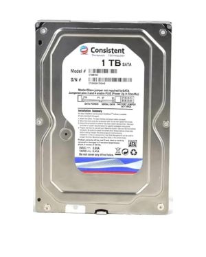 Consistent CT 1 TB Desktop Internal Hard Disk Drive (HDD)