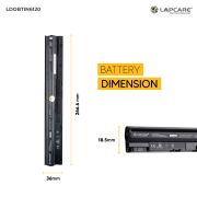 Lapcare Compatible Laptop Battery for Dell Battery M5Y1K Inspiron 5558 3458 3558 3551 5558 3451 5758 Vostro 3458 3558 (Black)