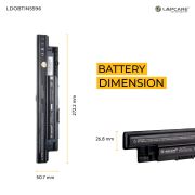 Lapcare XCMRD Battery for Dell Inspiron 15 3000 Series 15 3521 3537 3531 3542 3543 3541 3878 15R 5521 5537 17 3721 3737 17R 5737 5721 14 3421 3442 3443 Latitude 3440 3540 P28F P40F P26E-(Black)