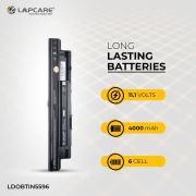 Lapcare XCMRD Battery for Dell Inspiron 15 3000 Series 15 3521 3537 3531 3542 3543 3541 3878 15R 5521 5537 17 3721 3737 17R 5737 5721 14 3421 3442 3443 Latitude 3440 3540 P28F P40F P26E-(Black)