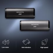 ADATA SE760 1TB External Solid State Drive/SSD, USB 3.2 Gen 2 with Type-C