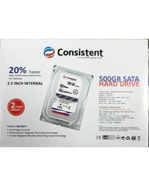 Consistent 500GB Internal Hard Disk Drive for Desktop