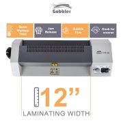 GOBBLER Type-320 All-in-One Professional Lamination/Laminating Metal Machine | Hot & Cold | A3 Laminator (Photos ID, I-Card, Documents, Certificate) - White