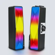 Zebronics Wonderbar 20 PC/Laptop Speaker (2.0), RGB, 3.5mm jack