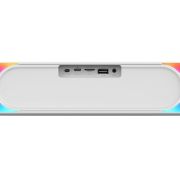 TAG Kolors 16W Portable Wireless Bluetooth Speaker with Dynamic Stereo Sound | Customizable RGB LED Lights | TWS Feature | Supports Micro SD Cards, FM, USB | Comes with Inbuilt Mic (White)