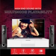 Intex Mm USB Speaker Tw 16000 Fmub(Dual), Black
