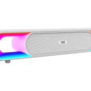 TAG Kolors 16W Portable Wireless Bluetooth Speaker with Dynamic Stereo Sound | Customizable RGB LED Lights | TWS Feature | Supports Micro SD Cards, FM, USB | Comes with Inbuilt Mic (White)