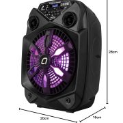 Artis BT101 20W Portable 5.0 Bluetooth Party Speaker with FM/USB/TF Card & Wired Mic