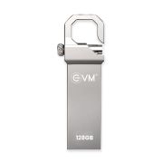 EVM EnStore Metal USB 2.0 Flash Drive – High Read Speeds up to 15MB/s & Write Speeds up to 8MB/s – Durable Metal Casing – Ideal for Data Transfer & Storage