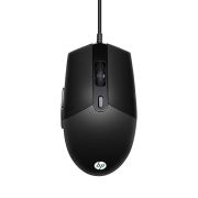 HP M260 Backlighting USB Wired Gaming Mouse, Customizable 6400 DPI, Ergonomic Design, Non-Slip Roller, Lightweighted /3 Years Warranty (7ZZ81AA),Black