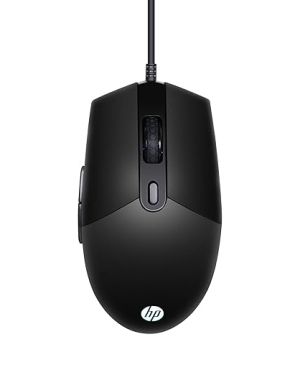 HP M260 Backlighting USB Wired Gaming Mouse, Customizable 6400 DPI, Ergonomic Design, Non-Slip Roller, Lightweighted /3 Years Warranty (7ZZ81AA),Black