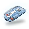 iVOOMi Opaque White Rechargeable Wireless Mouse, Dual Mode (2.4GHz+BT), Dual Bluetooth, Silent Operation, Transparent Body, RGB, Battery Indicator, Compatible with Win/Mac/Linux/Android