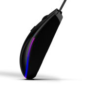 Ant Esports GM60 Optical Gaming Mouse Wired, 6 Programmable Buttons, 3200 DPI Adjustable, Optical Gamer Gaming Mice with Multicolour LED Lights - Black