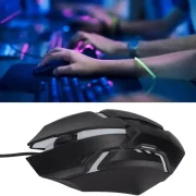 Xcess XM26 Wired Ambidextrous Optical Mouse (USB 2.0, Black)