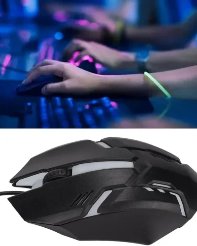 Xcess XM26 Wired Ambidextrous Optical Mouse (USB 2.0, Black)
