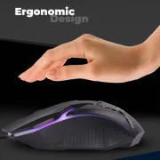 ZEBRONICS ZEB-SCORPIO Wired Ambidextrous Optical Gaming Mouse (USB 2.0, USB 3.0, Black)