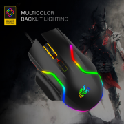 Ant Esports GM340 RGB Gaming Mouse || RGB Lighting || Ambidextrous Design || Adjustable DPI from 800 DPI to 12800 DPI
