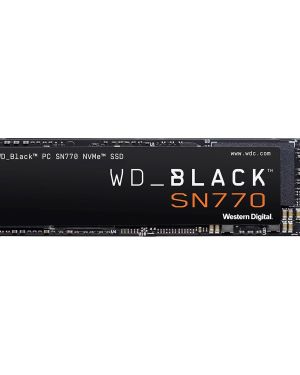 Western Digital WD Black SN770 NVMe 1TB, Upto 5150MB/s, 5Y Warranty, PCIe Gen 4 NVMe M.2 (2280), Gaming Storage, Internal Solid State Drive (SSD)