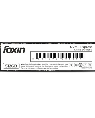 FOXIN SSD 512 GB NVME | Internal Solid State Drive with Micron Chipset, SMI controller, M.2 PCIE 3.0 interface | Ultra-low Power Consumption | Read/Write Speed Upto 2100/1800 MB/s | 5 Yrs Warranty