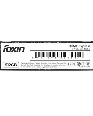 FOXIN SSD 512 GB NVME | Internal Solid State Drive with Micron Chipset, SMI controller, M.2 PCIE 3.0 interface | Ultra-low Power Consumption | Read/Write Speed Upto 2100/1800 MB/s | 5 Yrs Warranty