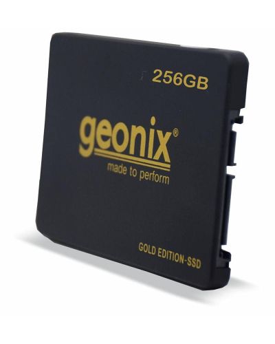 GEONIX SSD 256GB Gold(2.5 INCH) 3D Nand Flash Drive|SATA III 3.0 (6Gb/s)|Internal Solid State Drive(SSD)|5years Warranty