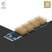 MSI M450 500GB PCIe 4.0 (Gen4x4) NVMe M.2 Internal Solid State Drive/SSD, Read up to – 3600MB/s with 3D Nanad Flash Technology, 5 Years Warranty
